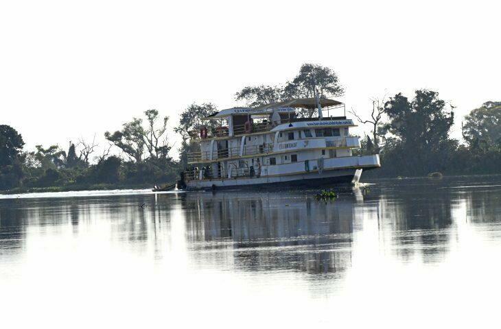 Imagem de compartilhamento para o artigo Rio extenso e milhões na economia: turismo no Pantanal atrai visitantes do mundo da MS Todo dia